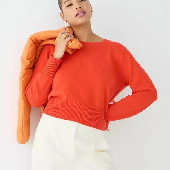 J. Crew Cropped Cashmere Sweater - Picture 2 of 6